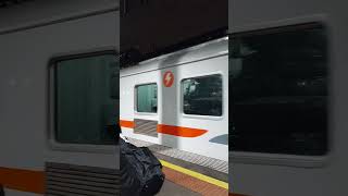 Kereta api gajayana tiba di stasiun gambir jakarta #shorts #keretaapi