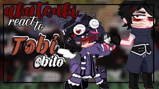 \\Akatsuki react to Tobi/Obito//React anime naruto||