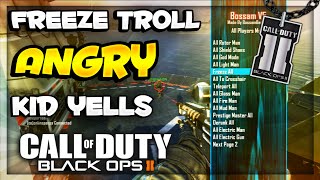 Black Ops 2 "Freezing Toll" Kid Gets Angry And Yells