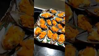 🍺🥘🍻 Baked Mussels 紹興廚用酒 Shao Hsing Cooking Wine #shorts