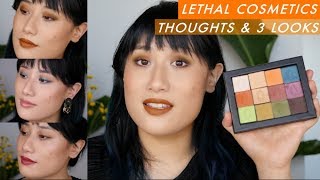 Lethal Cosmetics Hive Collection - 3 Looks + My Thoughts! / USING ALL MY PALETTES SERIES