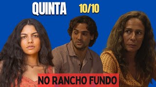 NOVELA NO RANCHO FUNDO- Resumo do Capítulo de Hoje 10/10 - QUINTA-FEIRA