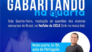 Resolução de Questões de Português | Gabaritando na Quarta | Ciclo