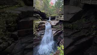 Waterfall of the New Hampshire #travel #fallfoliage #nature