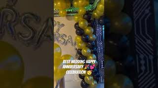 Wedding ceremony 🎂|Decorations|Happy anniversary 🎊🎉|Diy|viralshorts|balloons decorations 🎈 Yt shorts