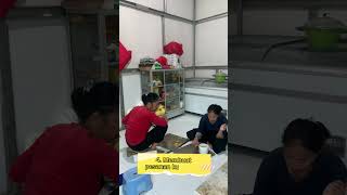 kegiatan WBP Lapas perempuan Palu di sore hari