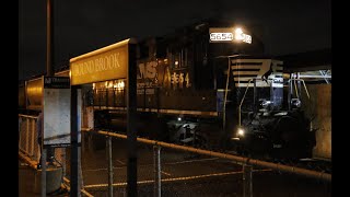 Norfolk Southern MA-20, 3/24/2023: Nighttime Changing Ends Before Running Off to Fisher