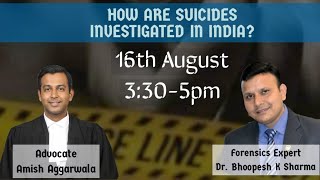 How are suicides investigated in India? #SSR case explained by Advocate @AmishLegal