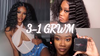 3-1 GRWM:  HAIR, MAKEUP, AND OUTFIT ft. Luv me hair |ClaireFendy