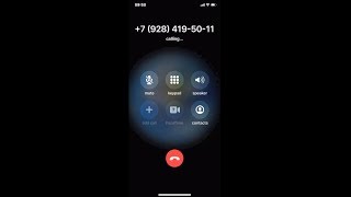 Apple iPhone 11 Pro incoming call (screen video)