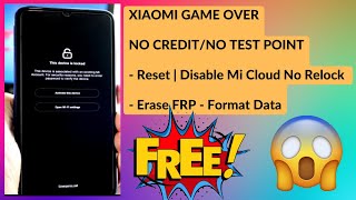 Reset Mi Account | Disable MiCloud | No Credit No Test Point | Sideload Mode With Mi Assistant |