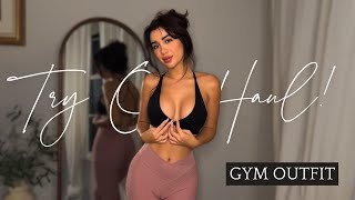 Try on Haul Gym Outfit! - Ari Garcia