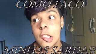 SARDAS FALSAS em pele MORENA (FAKE FRECKLES) / Fácil e Pratico