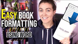 HOW TO FORMAT A BOOK IN WORD 📚 basic novel formatting using microsoft word