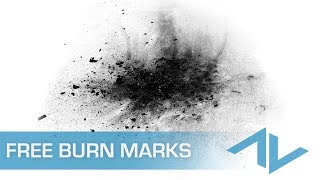 FREE Burn Mark Textures Vol. 1 - Stock Footage Collection From ActionVFX