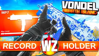 51 KILLS *WORLD RECORD* in WARZONE with the BEST MP7 CLASS SETUP! (Vondel Park Warzone)