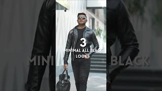 All Black Outfits For Me | Formal and Casual #menfashionideas #mensfashion #styletips #viralreel