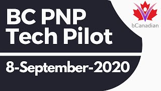 BC PNP latest TechPilot draw