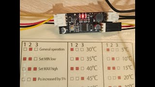 Программируемый ШИМ контроллер управления вентилятором от температуры