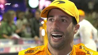 Daniel Ricciardo | Post race interview | 2022 Jeddah Corniche Saudi Arabia Grand Prix