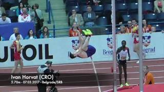 Ivan Horvat (CRO) - 5.70m - 03.03.2017 - Belgrade/SRB