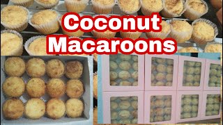 Coconut Macaroons | Filipino Coconut Macaroons | Moist and Chewy Macaroons |