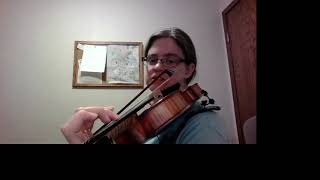 3 Octave A Major Violin Scale with fingerings