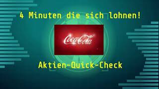 **COCA-COLA-Aktie 🥤🧋🧃**Aktien-Quick-Check**4 Minuten die sich lohnen**4k #Life #Fun #Financials