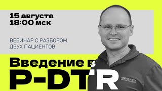 Вебинар "Введение в P-DTR" с Михаилом Забродиным