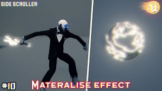 UE4 Side Scroller : TUTORIAL #10 | Materialising effect