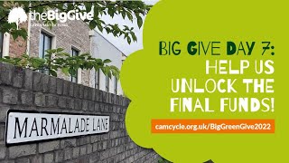 Day 7 of the Big Give Green Match Fund: help us unlock the final funds