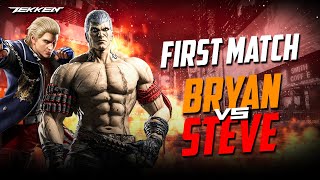 I played Bryan in Tekken 8 Vs Numan Ch(Steve Fox).