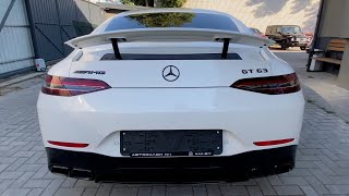 выхлоп Mercedes-Benz AMG GT 63 4-door 4matic+ 2019.  Exhaust sound.