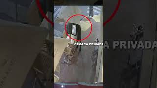 🔴🚨robó sillas de una heladería🚨 #noticias  #viral  #parati #video #fyp