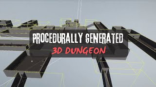 3D Procedural Dungeon Generation | Room based dungeon generation | Unity 3D