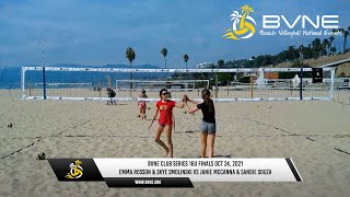 BVNE 16U Finals Oct 24, 2021 Rosson & Smolinski vs Mccanna & Souza Beach Volleyball