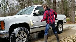 Washing my 1993 GMC Sierra