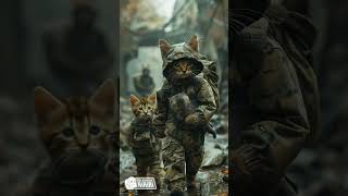 Котики теперь служат в армии! #котики # армия #kettens #army #котята #нейросеть #NN