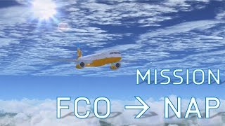 FSX Rome to Naples Flight | Missions | A321-200