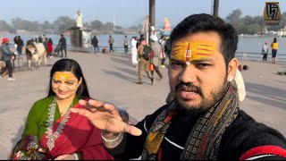 હરિદ્વાર ગંગા ઘાટે  રિક્ષા મા ગયા 🥰 || Umesh Parmar Vlog #umeshparmar #newvlog #haridwar