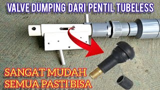 Cara Membuat Valve Dumping dari Pentil Tubeless untuk Unit Paralon PVC