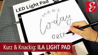 GERSTAECKER Kurz & Knackig: I LOVE ART LED Light Pad A4