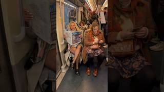 Street fashion outfits style in subway PART16 #fashion #streetfashion #shortsvideo