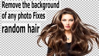 The EASY Background Remover with Random Hair Hidden in Photoshop!