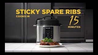 Express Crock Sticky Spare Ribs Recipe