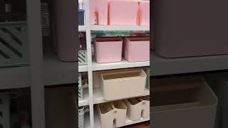 Miniso storage buckets #miniso #homeorganization #shoppingvlog #ashortaday