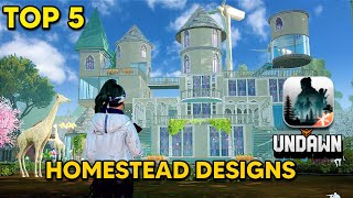 Top 5 Undawn Homestead Designs - (Craft a Castle / Hut / Mansion)