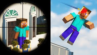 Can Steve Survive? / Upgrading Steve's Armor Until He Survives! 😱