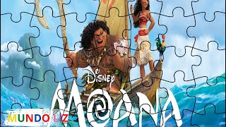 MOANA UM MAR DE AVENTURA QUEBRA CABEÇA-MUNDO LIZ.