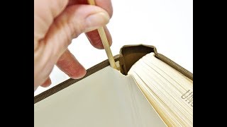 Book Repair on a Budget: Interior Hinge Repair